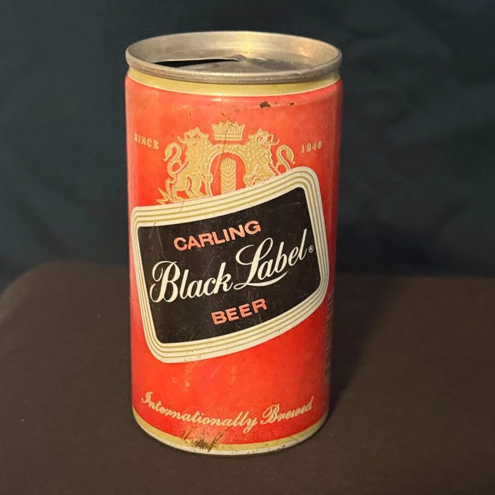 Carling Black Label vintage beer can
